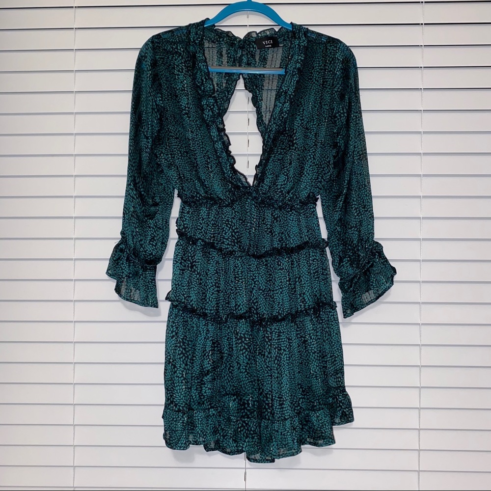 Flowy cut out dress